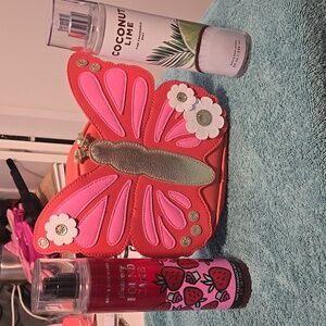 Butterfly mini backpack and body sprays